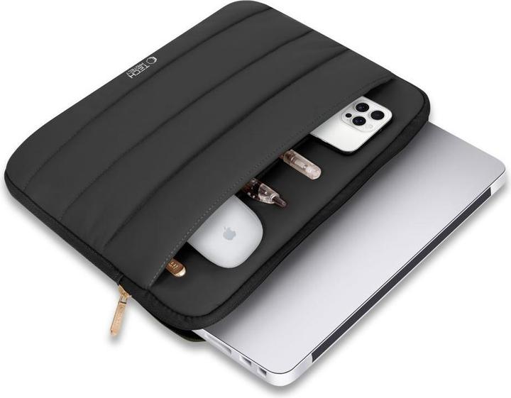 Produktbild Tech-Protect Tech-Protett Fluffy Laptoptasche 13-14 – Schwarz (14")