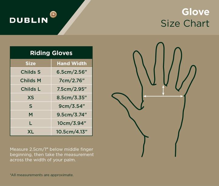 Produktbild Dublin NeoprenReitsporthandschuhe mit Klettverschluss (S)