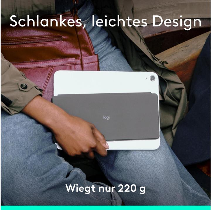 Actual product image Logitech Keys To Go 2 for iPad (CH, Wireless)