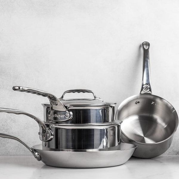Actual product image de Buyer Affinity saucepan with lid induction (18 cm, Pot, Stainless steel)