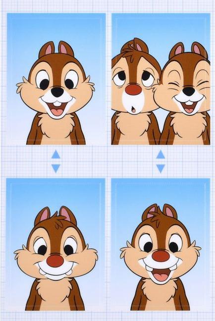 Image du produit Disney Chip & Dale Fotoaufkleber Sticker Collection