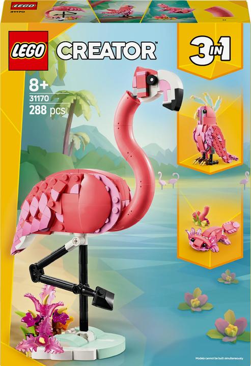 LEGO Wilde Tiere: Rosa Flamingo (31170, LEGO Creator Expert)