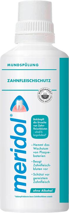 Actual product image Meridol Mouth rinse for daily tooth and gum care, 400 ml solution (400 ml, Mouthwash)