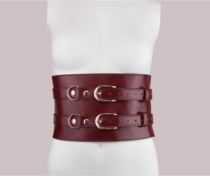 Immagine prodotto Liebe Seele Corsetto di lusso con polsino in pelle in vita