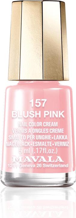 Mavala Color Brush Pink Nail Polish 5ml (Blush Pink, Farblack)