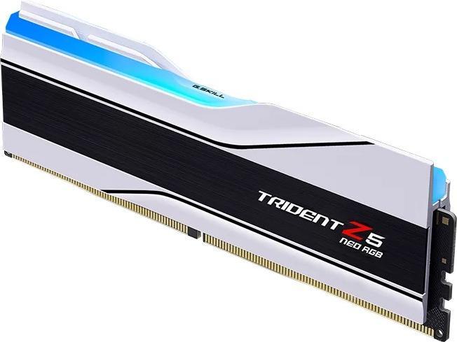 Actual product image G.Skill Trident Z5 Neo RGB DDR5-6000 - 64GB - CL28 - Dual Channel (2 pcs) - AMD EXPO - Hvid med RGB (2 x 32GB, 6000 MHz, DDR5 RAM, DIMM)