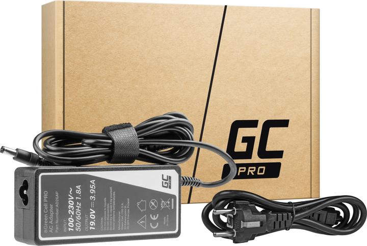 Produktbild GreenCell PRO Laptop Charger for Toshiba Satellite HP Pavilion Compaq Acer - 19V - 3.95A - 75W (75 W)