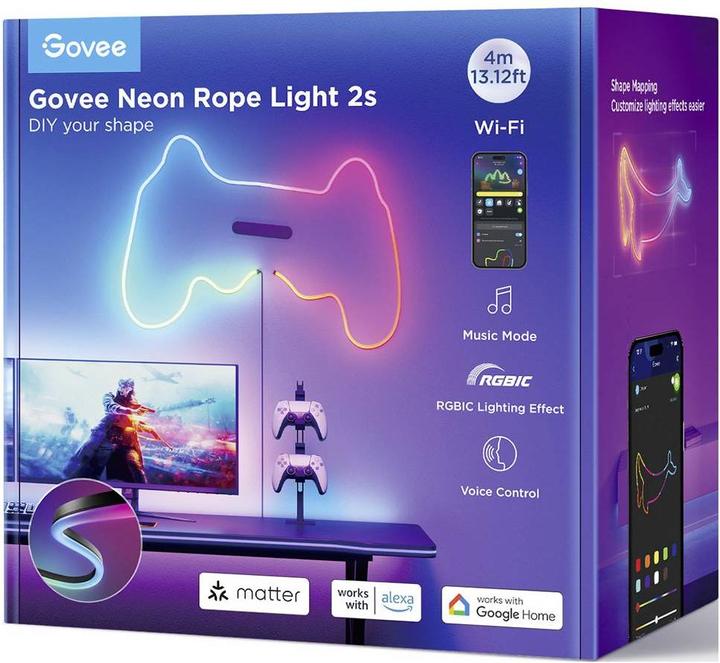 Actual product image Govee LED Stripe Neon (RGBIC, 400 cm, Indoor, Outdoor)