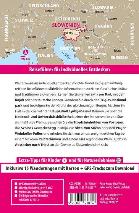 Produktbild Reiseführer Slowenien (Deutsch, Daniela Schetar, Friedrich Köthe, 2024)