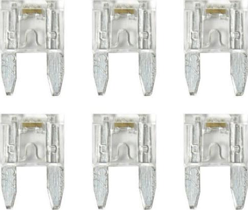 Image du produit Lampa Smart Led, kit 6 micro-fusibles à lames avec témoin lumineux LED, 12/32V - 25A