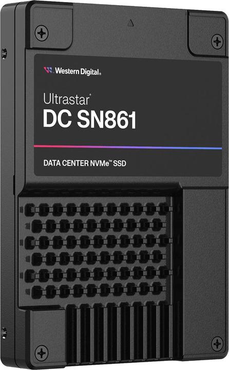 Actual product image WD DC SN861 BICS6 NVMe U.2 28% OP ISE (1600 GB, 2.5")