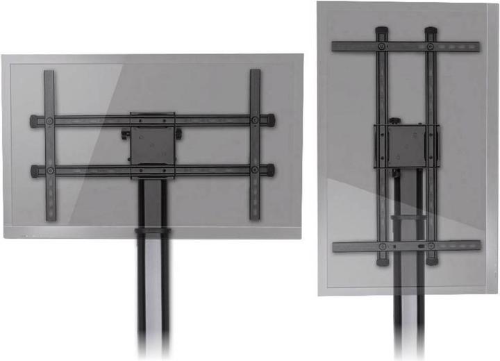 Actual product image myWall TV Trolley 94.0 cm (37) 177.8 (70) Extendable, Tiltable, Floor stand (HP, 70", 50 kg)