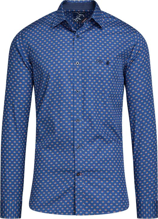 Orange, Marineblau