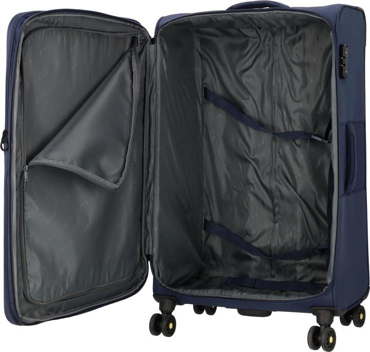 Immagine prodotto D&N Travel Line 9704 Carrello a 4 ruote L 78 cm con piega ad espansione (107 l, L (90 - 115l))