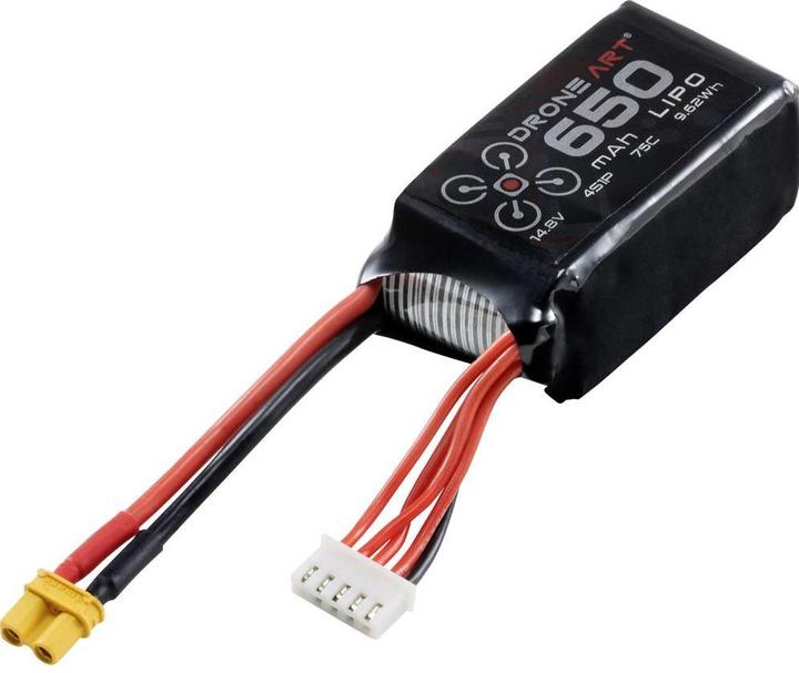 Produktbild DroneArt 75C LiPoAkku XT30 (14.80 V, 650 mAh)