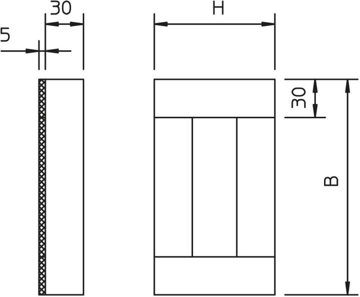 Actual product image OBO Bettermann obo-bettermann - cover end ignifugo bsk-e090506