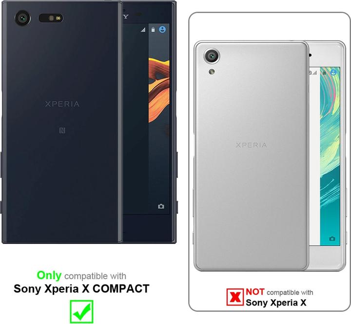 Actual product image Cadorabo Flip like Invisible Cover (Sony Xperia X Compact)