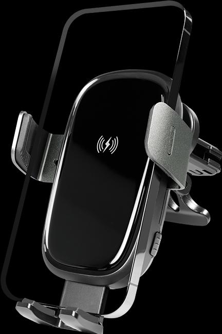 Image du produit LogiLink Support de chargement sans fil pour smartphone dans l'aération du véhicule