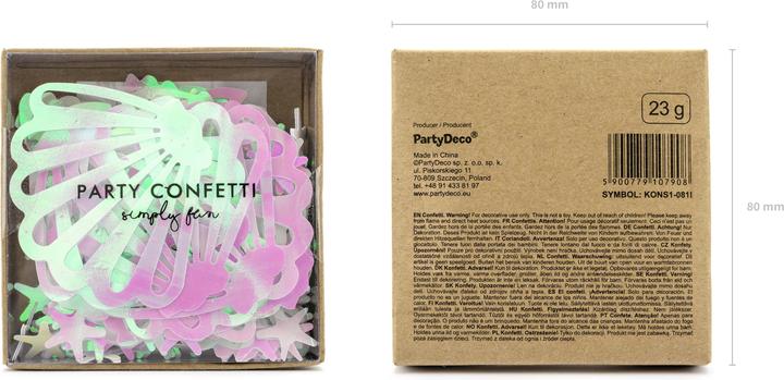 Actual product image Partydeco Iridescent Shell Confetti
