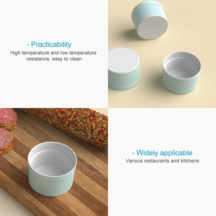 Produktbild Intirilife 6-teiliges Set Souffléformen Auflaufförmchen