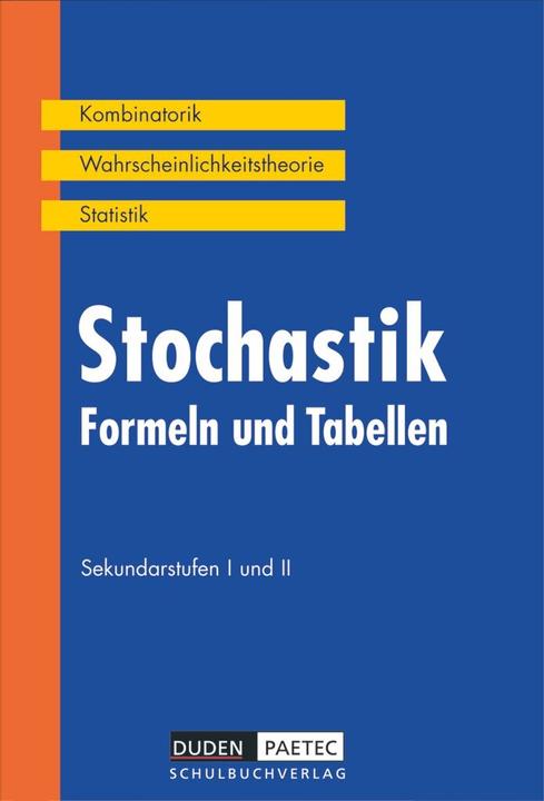 Energie-Label Stochastik Formeln und Tabellen (Deutsch, Heidemarie von Lojewski, Karlheinz Weber, Irmhild Kantel, 2001)