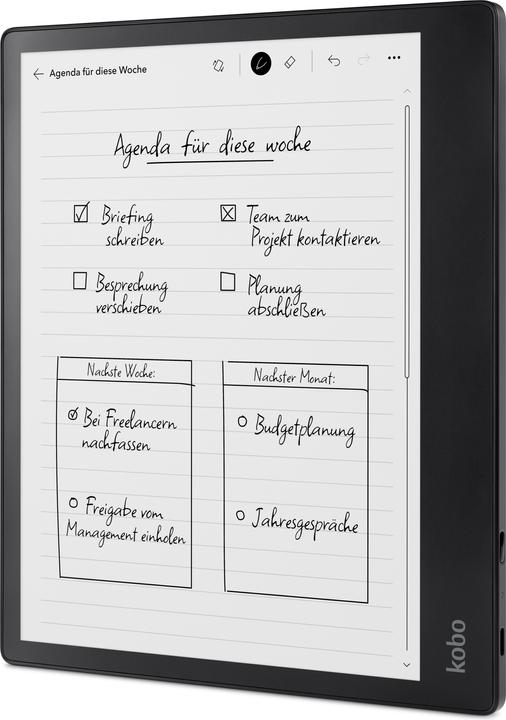 Produktbild Kobo Elipsa 2E inkl. Stift 2 (10.30", 32 GB, Schwarz)