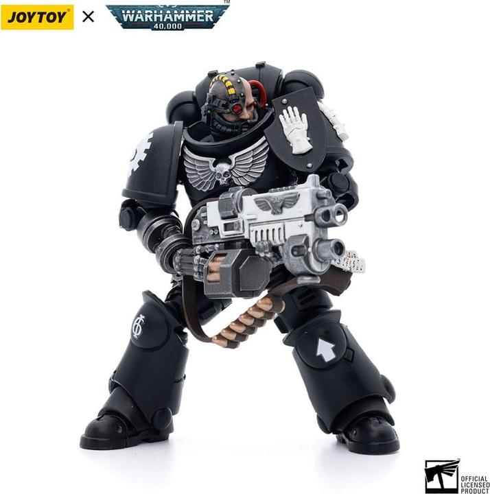 Image du produit Joy Toy Warhammer 40k figurine 1/18 Iron Hands Intercessors Brother Ignar 12 cm