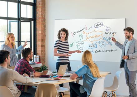 Actual product image Nobo Whiteboard Impression Pro Enamel (60 x 45 cm)