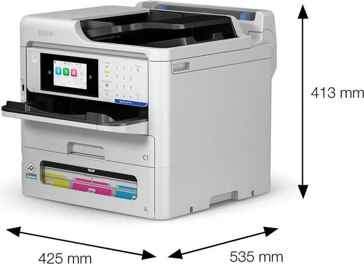 Produktbild Epson WorkForce Pro EM-C800RDWF BAM DIN A4, 4in1, PCL, PS3, ADF, WiFi (Farbe)