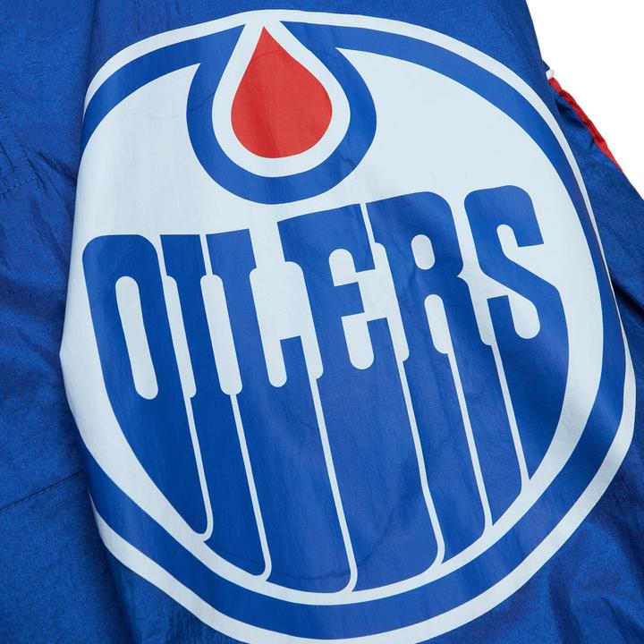 Actual product image Mitchell & Ness M&N Windbreaker Anorak Veste - ORIGINS Edmonton Oilers (M)