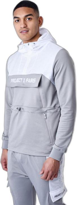 Produktbild Project X Paris zweifarbiges kapuzensweatshirt i windbreaker-stil (M)