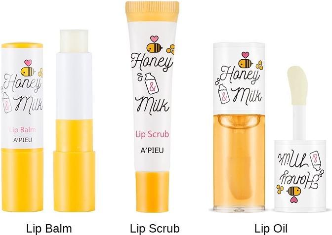 Image du produit A'Pieu Honey & Milk Lip Oil (Huile)