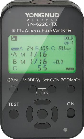Produktbild Yongnuo Radijo siųstuvas Wireless Flash Controller YN-622C-TX E-TTL (Canon) (Blitzfernsteuerung)