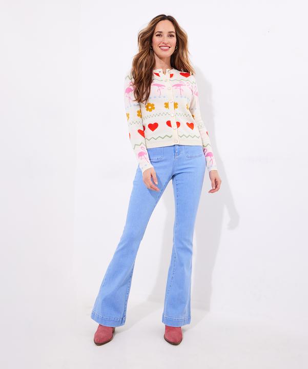 Produktbild Joe Browns Flamingo Print Cardigan (40)