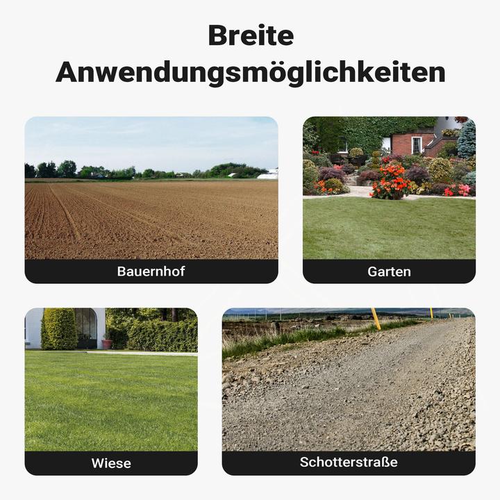 Actual product image Wiltec Meadow harrow 155x123.5cm Drag harrow Meadow drag Lawn tractor Field harrow (Lawn tractor, Tractor accessories)