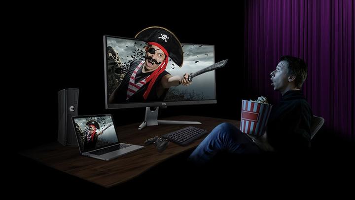 Actual product image BenQ Ex3501r (3440 x 1440 pixels, 35")