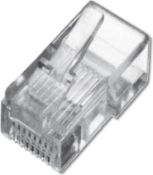 Produktbild Digitus ASSMANN Modular Stecker für Flachbandkabel 8P8C ungeschirmt ASS 0512 CO (Netzwerkkabel Stecker)