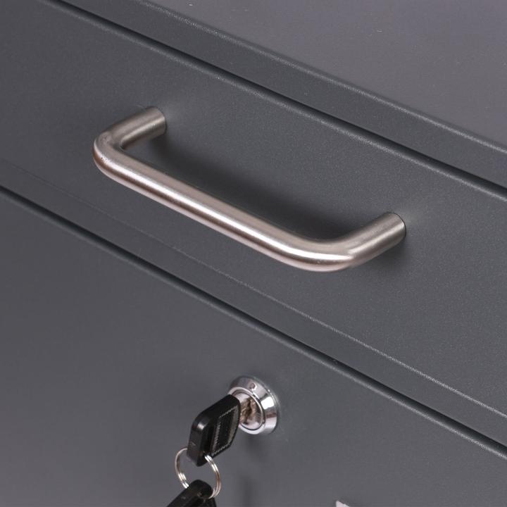 Produktbild Wiltec 2x3 Briefkasten V53 Wandbriefkasten anthrazit Postkasten Postbox