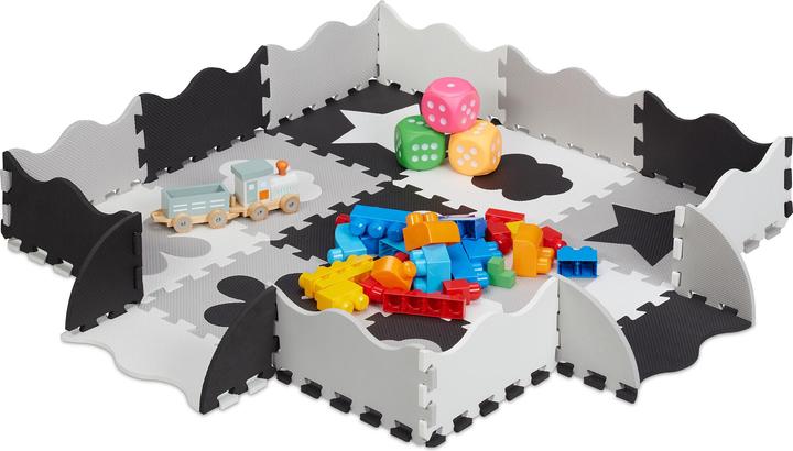 Immagine prodotto Relaxdays Tappetino puzzle (31,5 x 31,5 x 1 cm)