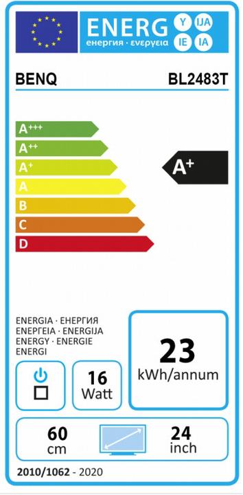 Energie-Label BenQ BL2483T (1920 x 1080 Pixel, 24")
