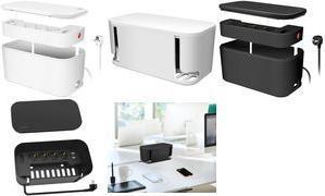 Produktbild LogiLink Kabelbox-Set mit Steckdosenleiste