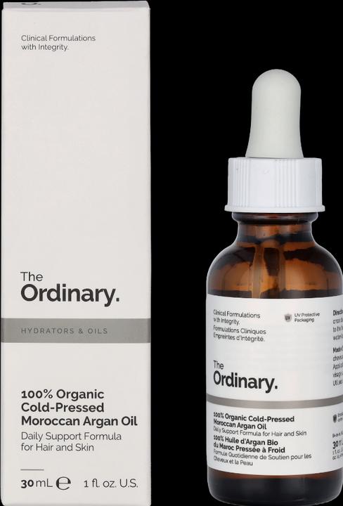 The Ordinary Cloud.Sales Cosmetics Original 100% Huile d'Argan du Maroc pressée à froid 30ml (Huile pour le corps, 30 ml)