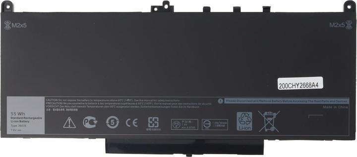 Produktbild Dell Akku Latitude 12, Latitude E7270, Latitude 12 E7470, J60J5, MC34Y, NJJ2H, R1V85 (4 Zellen, 7200 mAh)