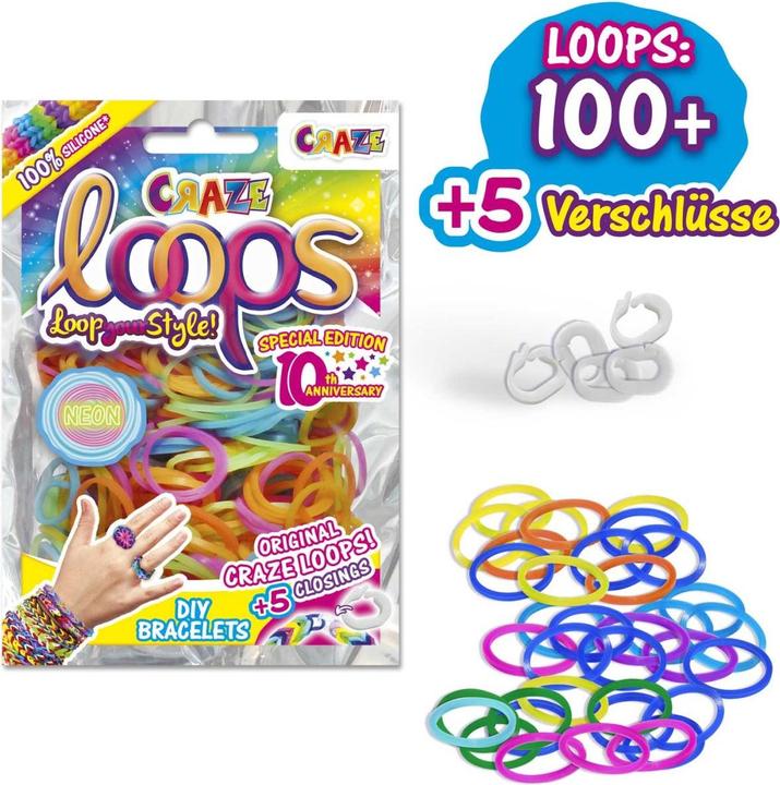 Produktbild Craze Loops - 100 Loops Bag ass.