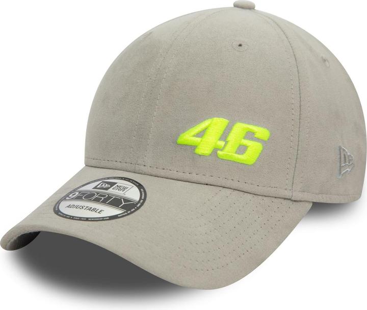 New Era 9Forty Strapback Cap - SUEDE VR46 grau