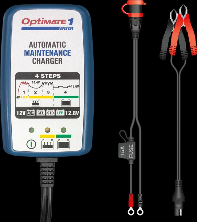 Actual product image Tecmate Optimate 1 Duo (12V, 0.60 A)