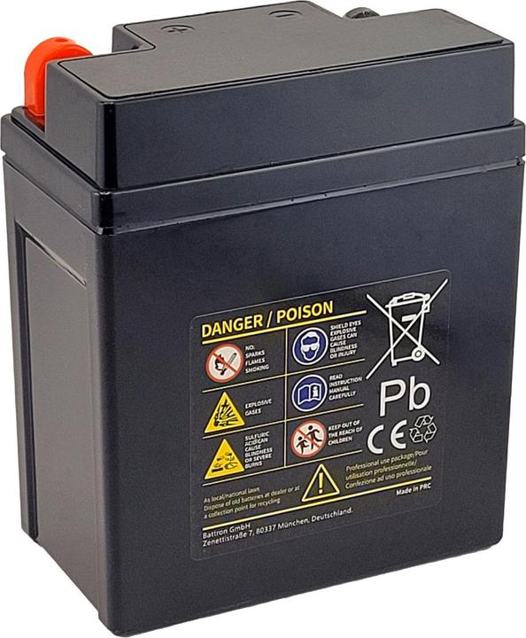 Produktbild Acconic Sportivo AGM 6N6L-BS Motorradbatterie 6 Ah 6V (DIN 00611/00612/00613) (6 V, 6 Ah)