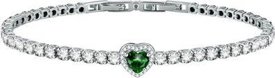 Actual product image Morellato Silver bracelet with glittering heart Tesori SAVB13