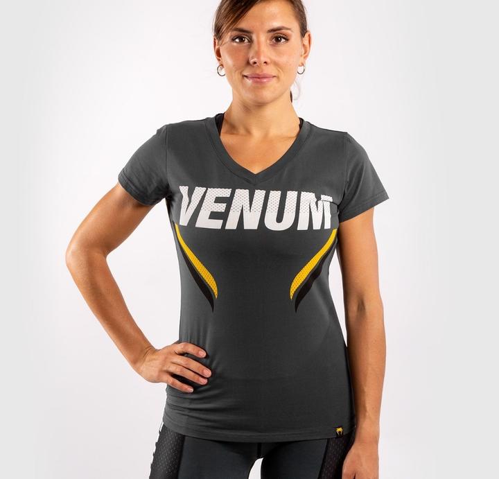 Venum ONE FC Impact T-shirt - for women - Grey/Yellow