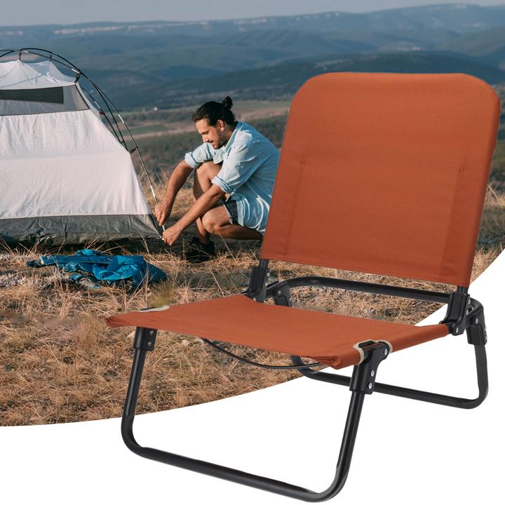 Produktbild ProWorld Camping Klappstuhl, 60 x 47,5 x 66 cm, orange